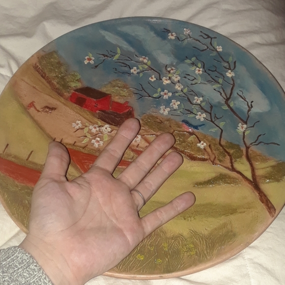 Byron Mold Vintage 1972 Ceramic Handcrafted Plate - Picture 8 of 8